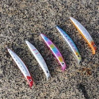 1pc 115mm 18g sinking hard fishing lure wobblers artificial bionic professional 3D-eyes plastic baits 5colors