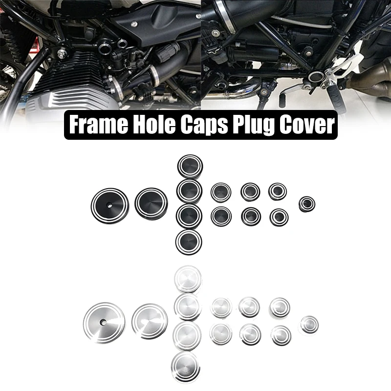 Для BMW R Nine T NineT R9T Pure Racer Scrambler Urban G/S 2013-2021 крышка рамы мотоцикла отверстие крышки s