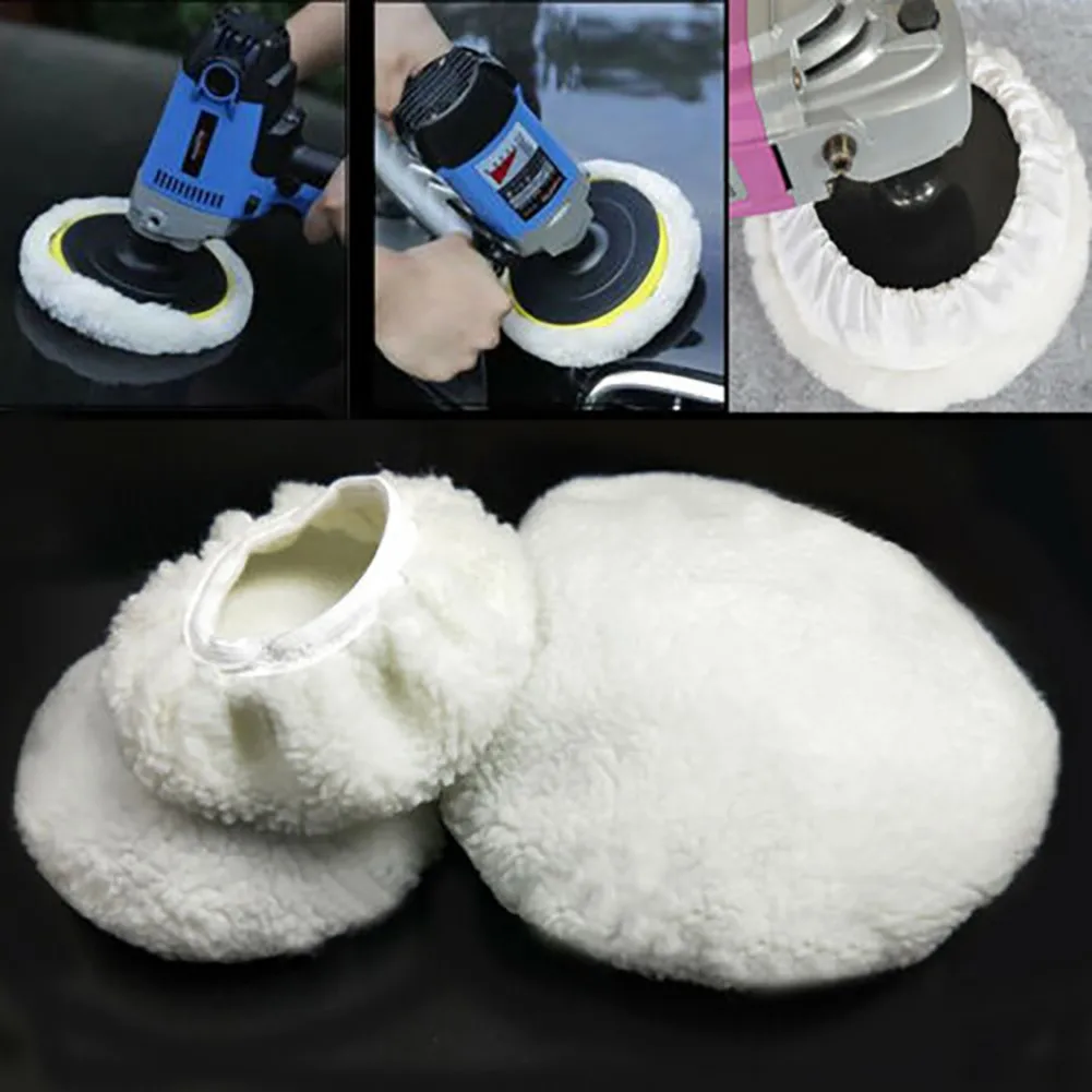 

Soft Polishing Pad Washable 10Pcs/kit Bonnet Buffer Car Polisher For 5 - 6inch