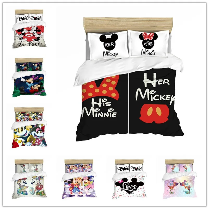 Комплект постельного белья Минни Микки Маус королевский комплект для мальчиков