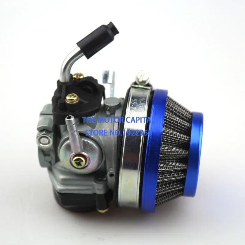 Карбюратор воздушный гоночный КАРБЮРАТОР подходит для 49cc 50cc 60 66 80cc 2-тактный