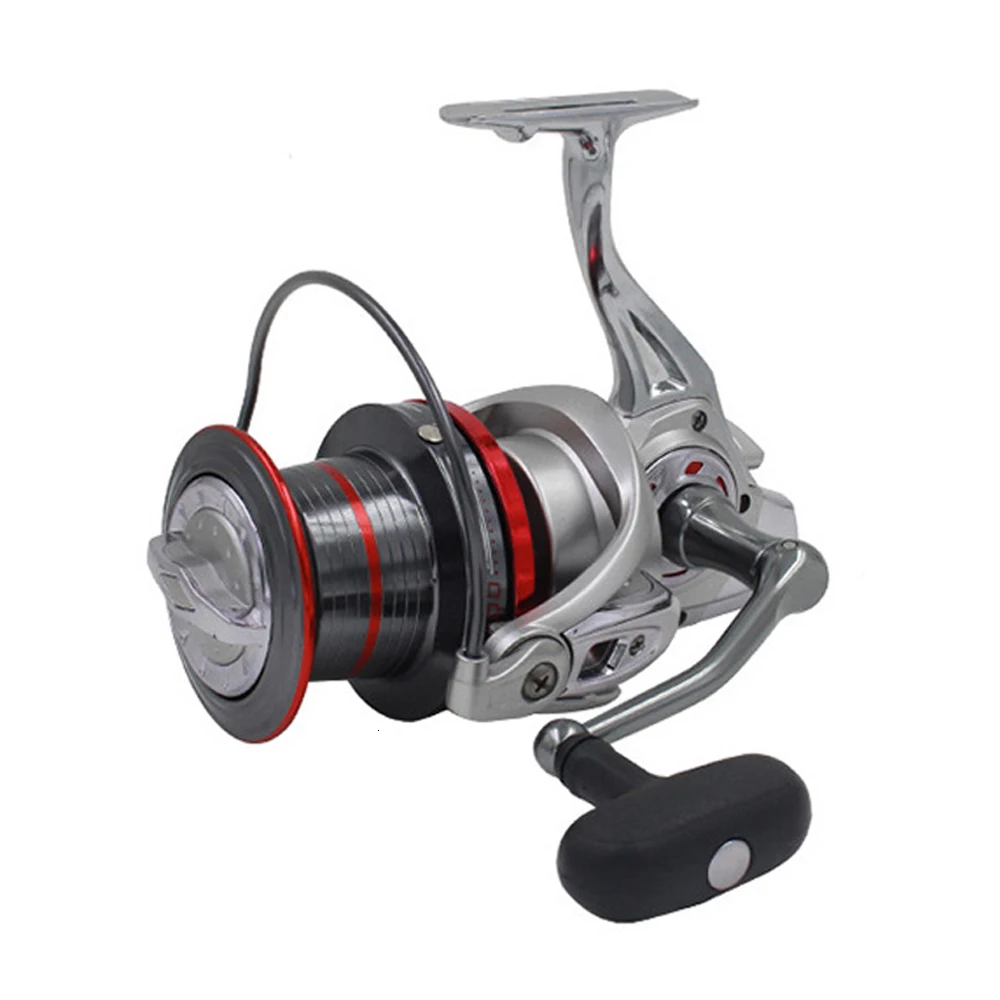 12000 size metal body spinning big sea surf fishing reel Jigging trolling long shot casting for carp salt water | Спорт и