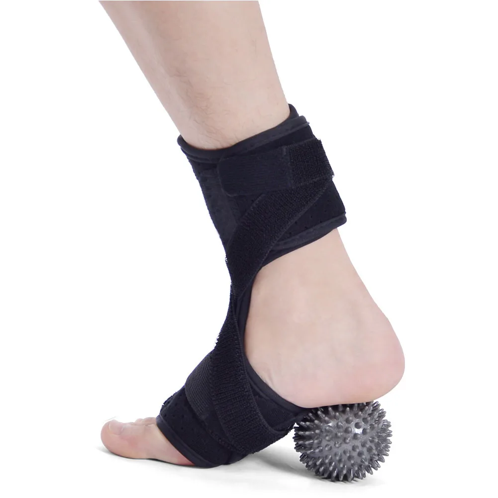

1 PC Foot Support Relaxation Night Splint Soft Left Right Pain Relief Orthotic Heel Spurs Ankle Injury Breathable Massage Ball