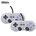 Проводной USB геймпад 8bitdo SN30 Pro, 2 шт., контроллер для Windows, Steam (Windows), Raspberry Pi, Nintendo Switch