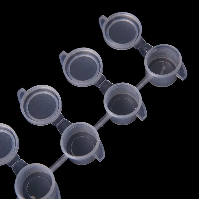 

5*6 Pcs Empty Paint Strips Paint Cup Pots,Plastic Storage Containers Paint Supplies Drawing Arts Crafts Supplies