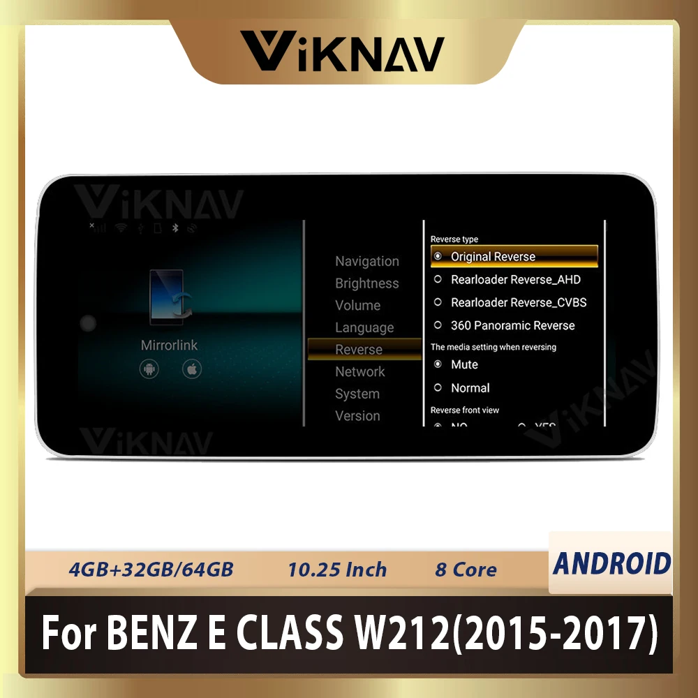 

10.25 inch Android Car GPS Navigation for-Benz E Class W212 2015-2017 multimedia player head unit radio tape recorder