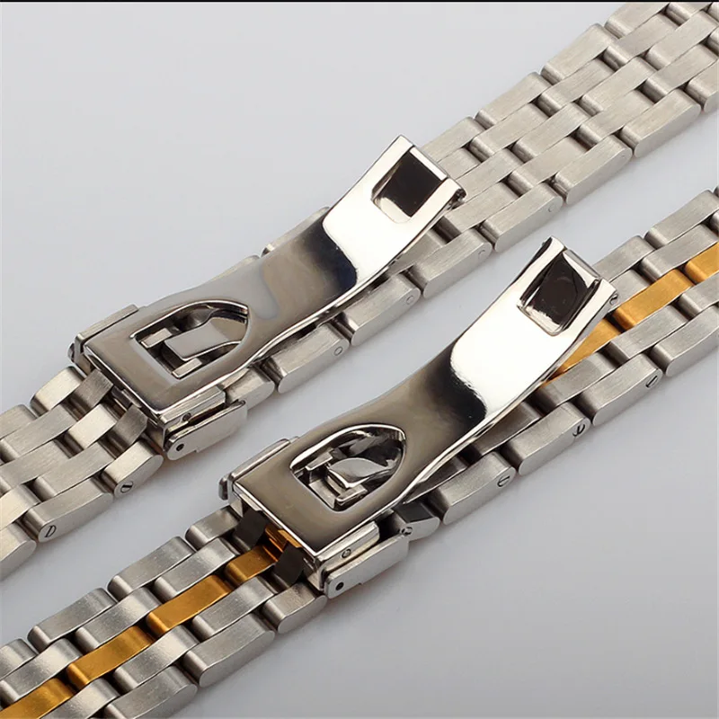 

20mm 21mm Stainless Steel Watchband Refit for Tudor M5500 5600 5100 Series Five-bead Watch Band Wristband Bracelet Strap