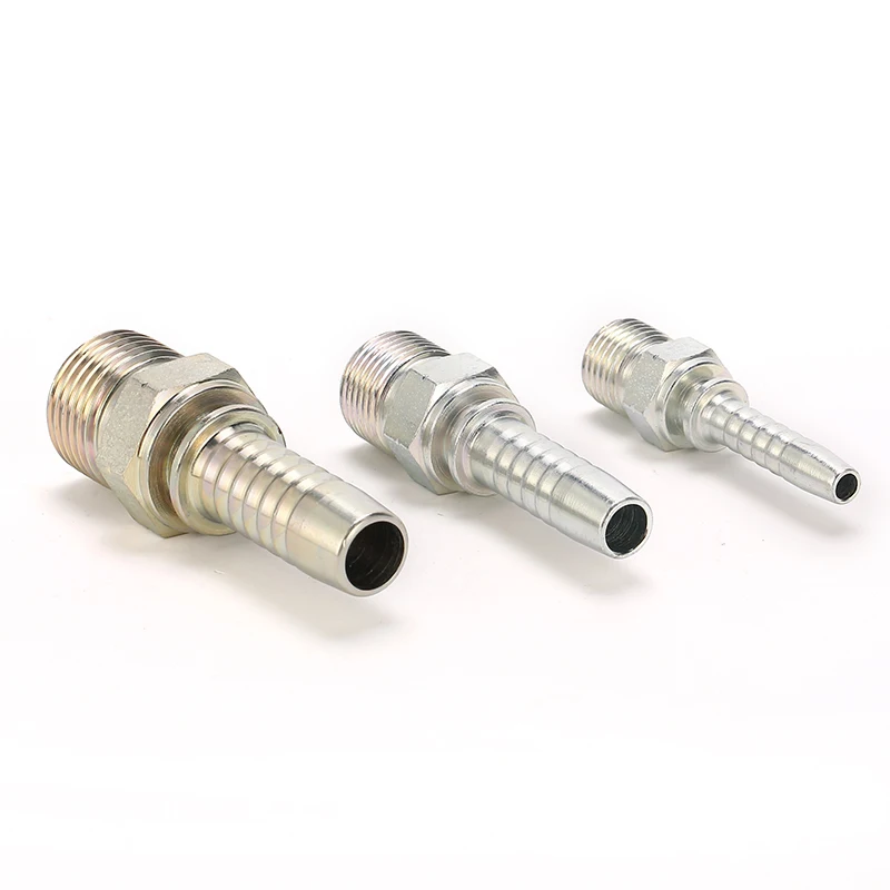 100 шт. 12611-10-10 BSP резьба G5/8 ''хвостовик шланга 5/8'' штекер 60 ° конусный