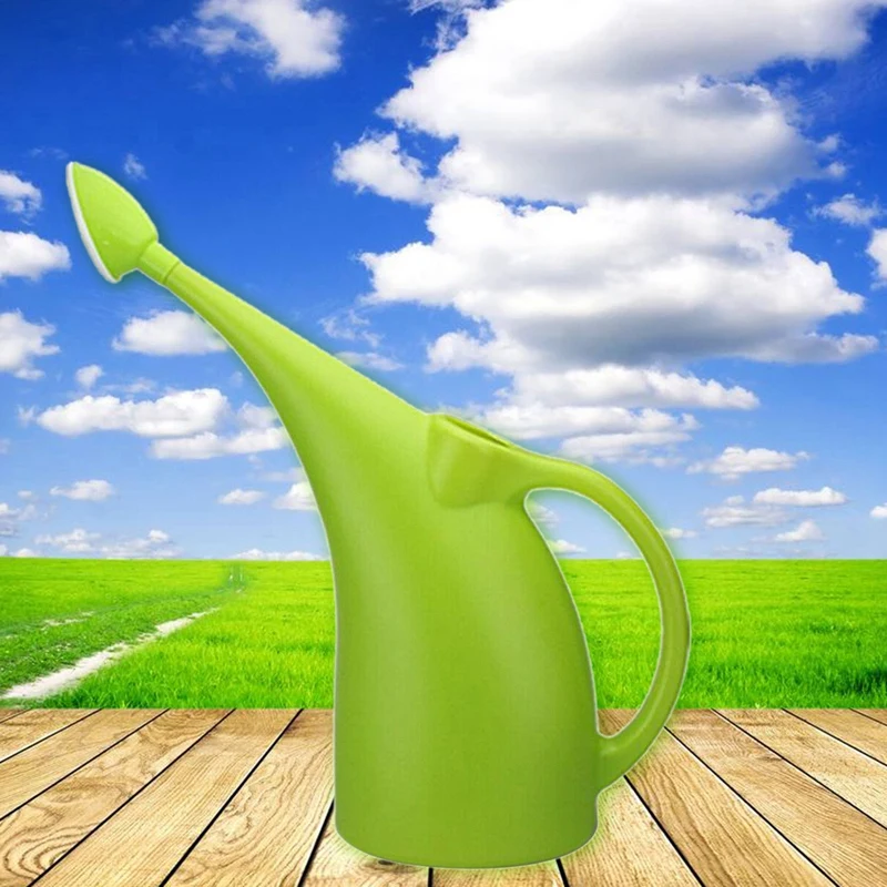 3л большая емкость пластмассовая Лейка для дома на открытом воздухе Зеленый