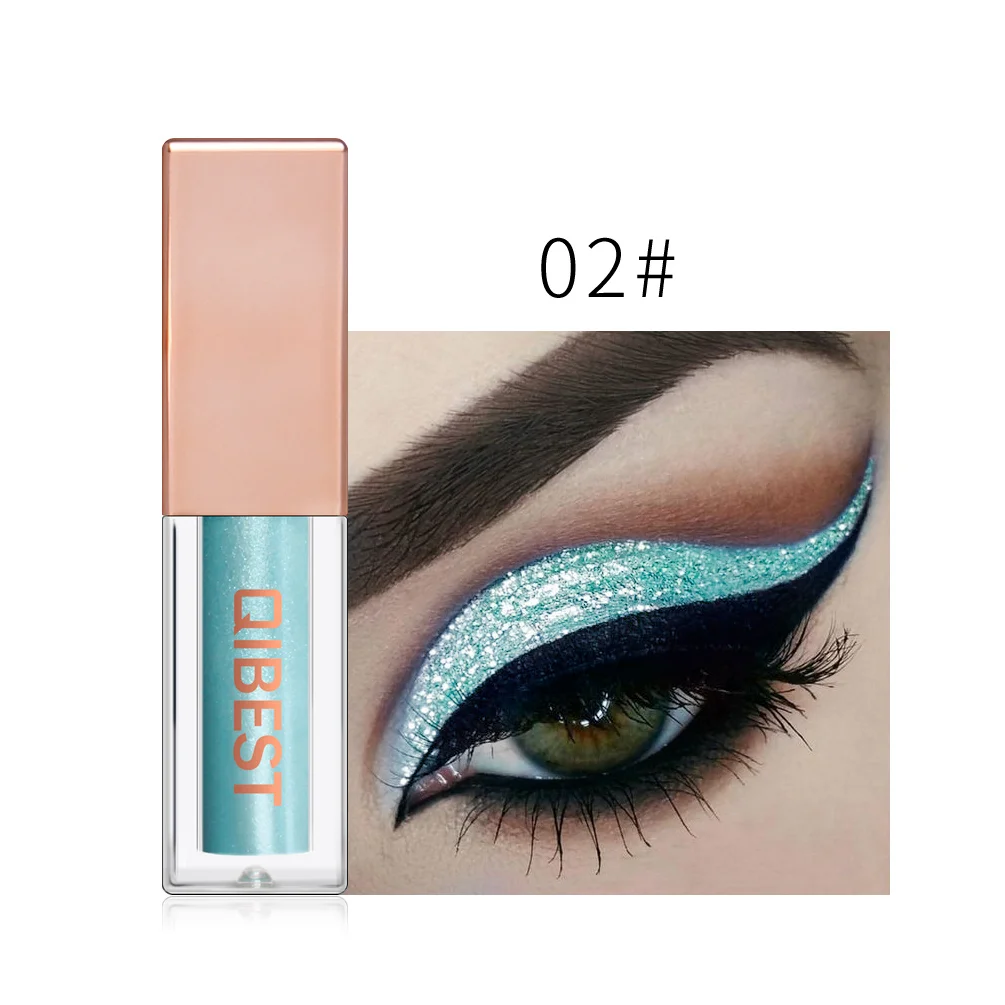 

Diamond Liquid Eye Shadow Shining Colorful Liquid Eyeshadow High Gloss lasting Easy Drawing Eyeshadow