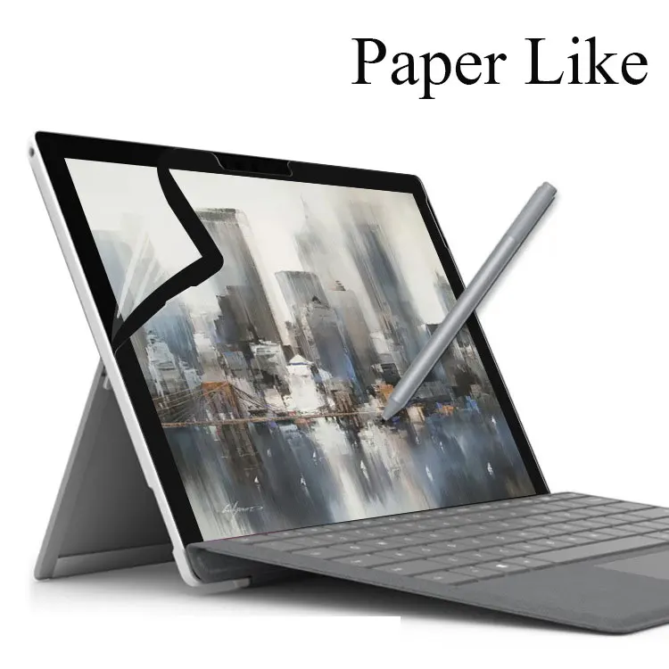 Бумага как пленка матовая покраска для microsoft Surface Pro 3 4 5 6 Go Book 1 2 13 13,5 15 дюймов surface pro 10,6 протектор экрана