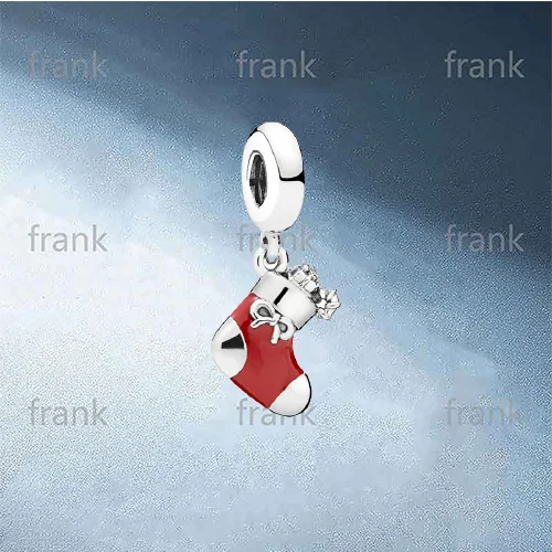 

Christmas Atmosphere Red Christmas Stockings Sterling Silver 925 Pendant 796387EN39