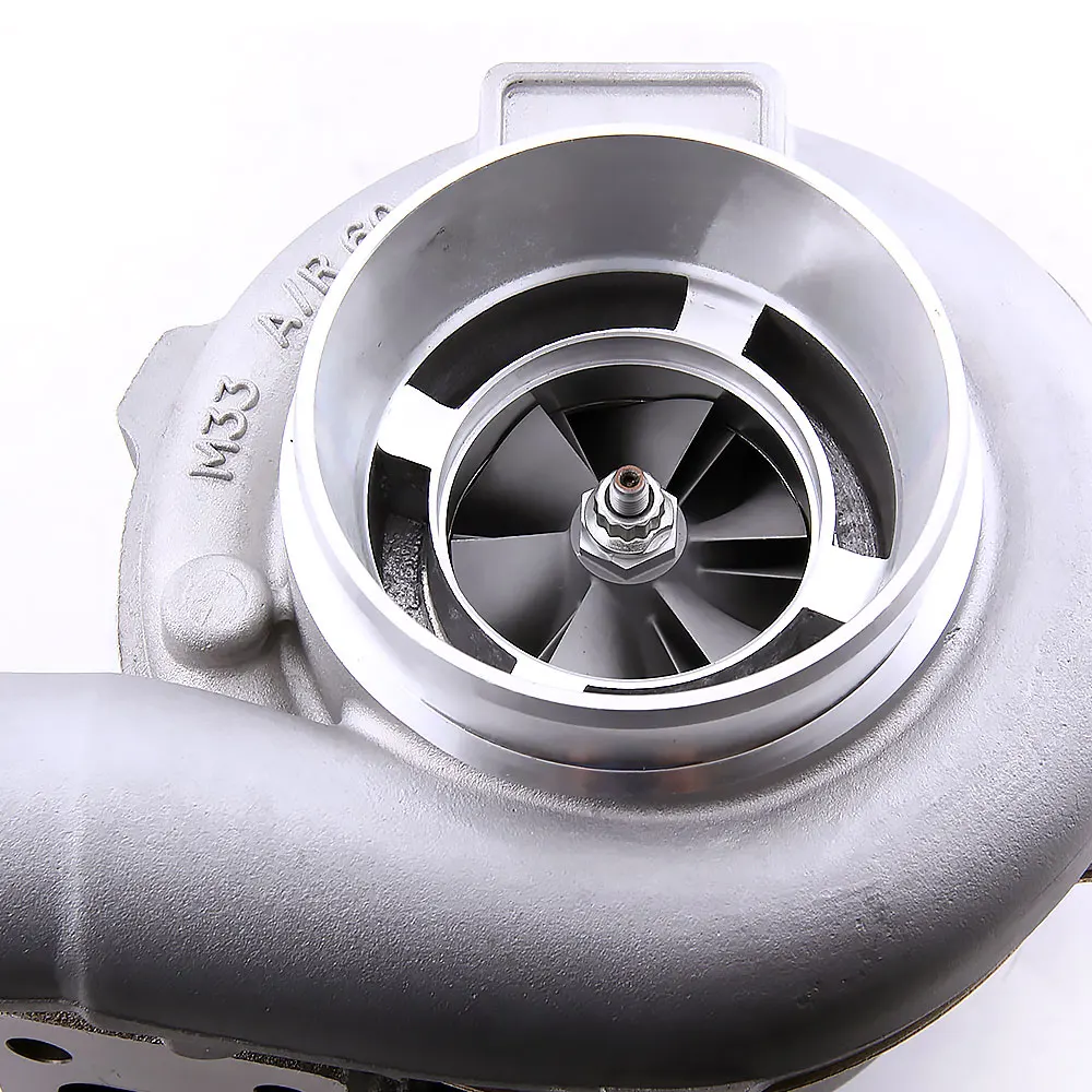 GT30 GT3037 GT3076R T3 фланцевый турбокомпрессор с водяным охлаждением A/R 0 6 82 2 5