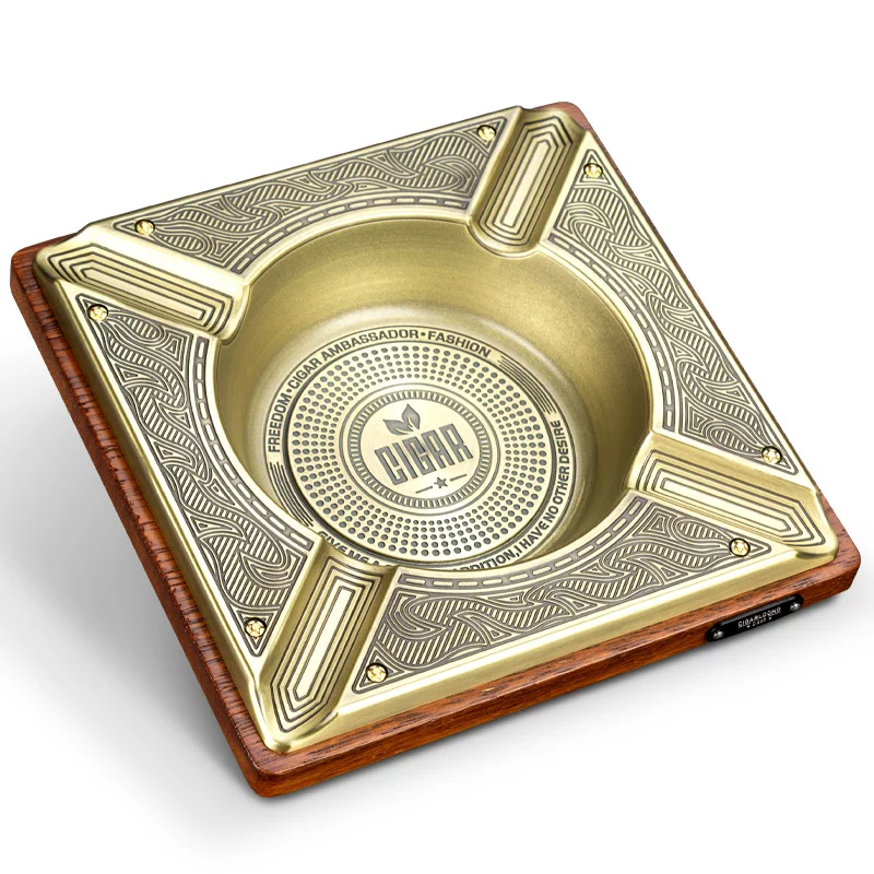 Пепельница для сигар большая емкость креативный тренд четыре слота гостиной