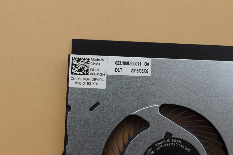 Новый Процессор охлаждающий вентилятор для Dell Inspiron 7586 2-в-1 060MGH CN-060MGH-DEW00-84L-008F-X01