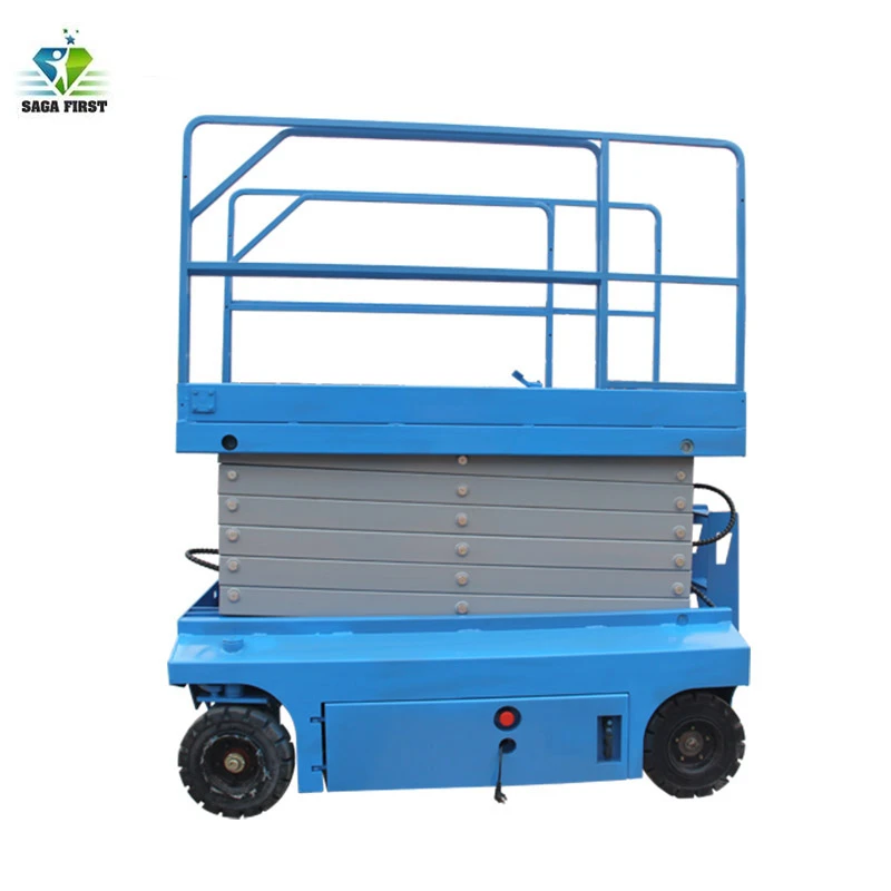 Высококачественный самоходный ножничный подъемник 8 м по акции |