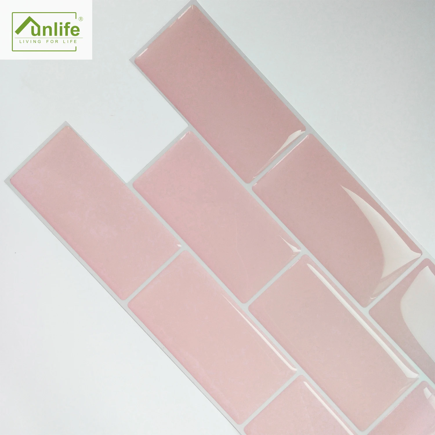 

3D Epoxy Waterproof Wall Stickers 8 Colors Room Kicthen Peel and Stick Tile Sticker Home Decoration Improvement Accessories