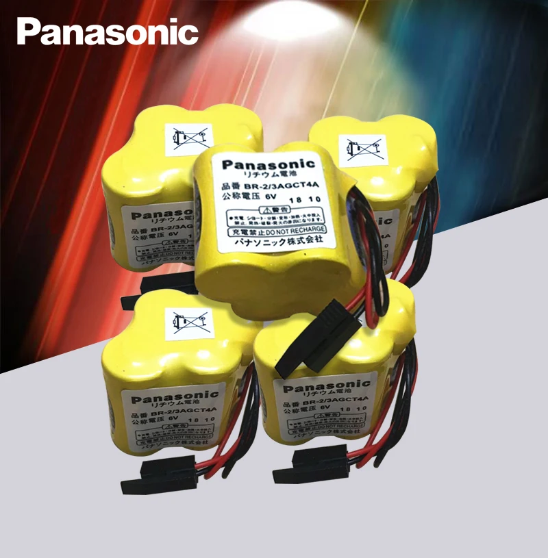Panasonic Оригинал 20 шт./лот BR-2/3AGCT4A 6v батарея PLC литий-ионные аккумуляторы с черным