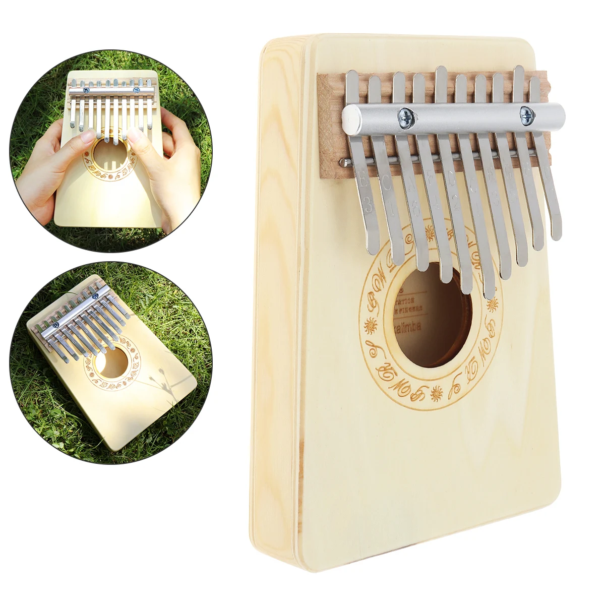 10 клавиш Kalimba Mbira большой палец фортепиано Высокое качество светильник в виде