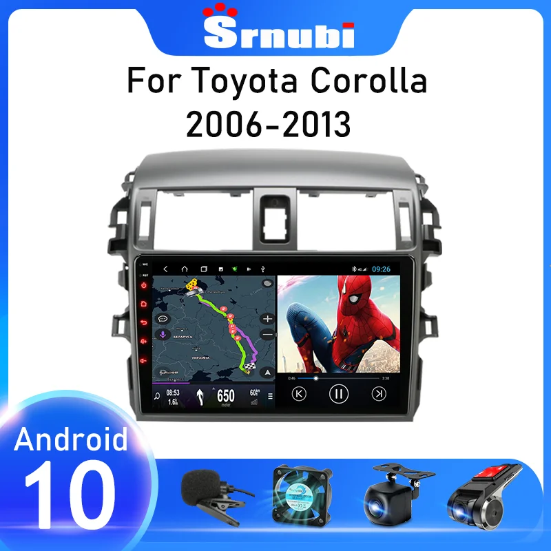 Мультимедийный плеер автомагнитола с 9 &quotэкраном на платформе Android 10 0 4 Гб ОЗУ 64