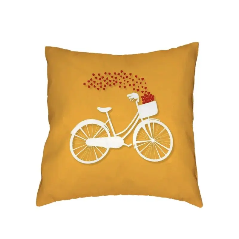 Минималистическая подушка в мультяшном стиле чехол на День святого Валентина