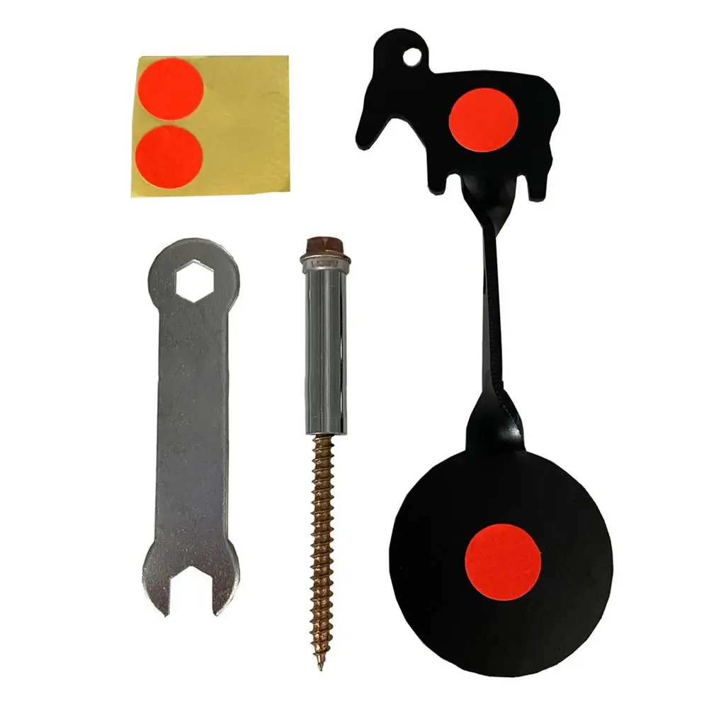 

Металлический Спиннер, вращающаяся мишень из высокоуглеродистой стали, практическая мишень, уникальный дизайн, мишени для стрельбы, металл...