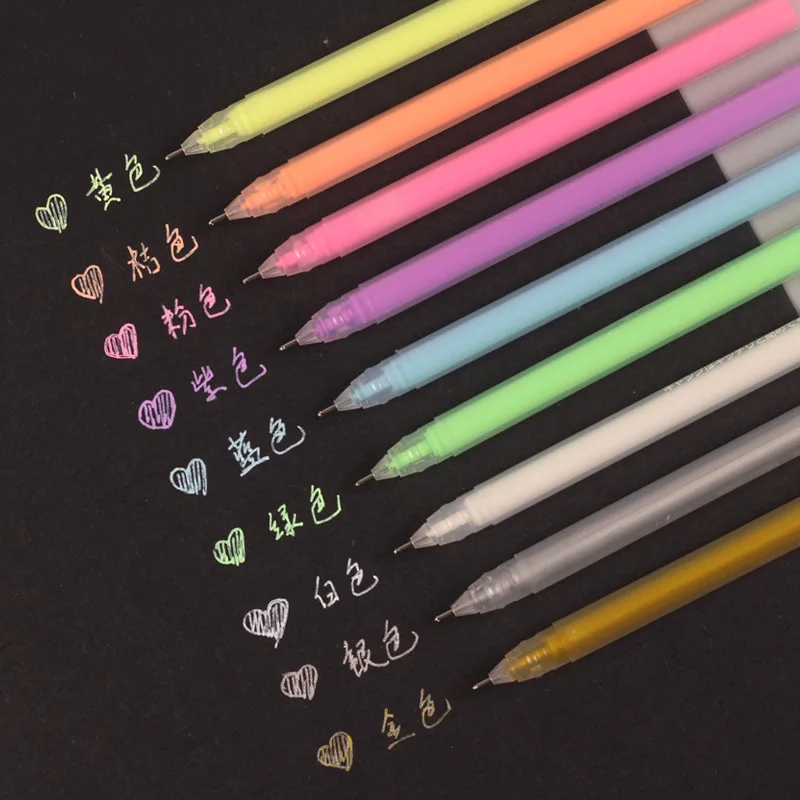 

Large Capacity Color Pastel Neutral Pen Students Focus On Marking High Light Pen Hand Tent DIY Making Much Colors