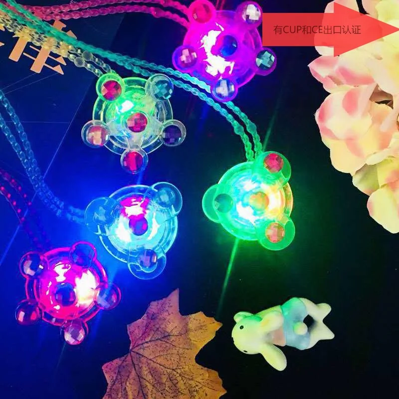 Светящаяся игрушка детское ожерелье новое странное гироскоп горячая Распродажа