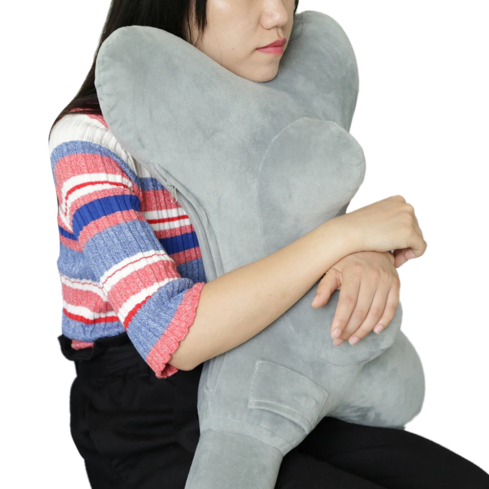 Надувная массажная подушка для поддержки шеи U образной формы устранения боли и