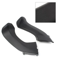 unpainted black motorcycle air duct cover fairing plastic tube left right 2pcs for kawasaki ninja zx10r 2006 2007 zx 10r