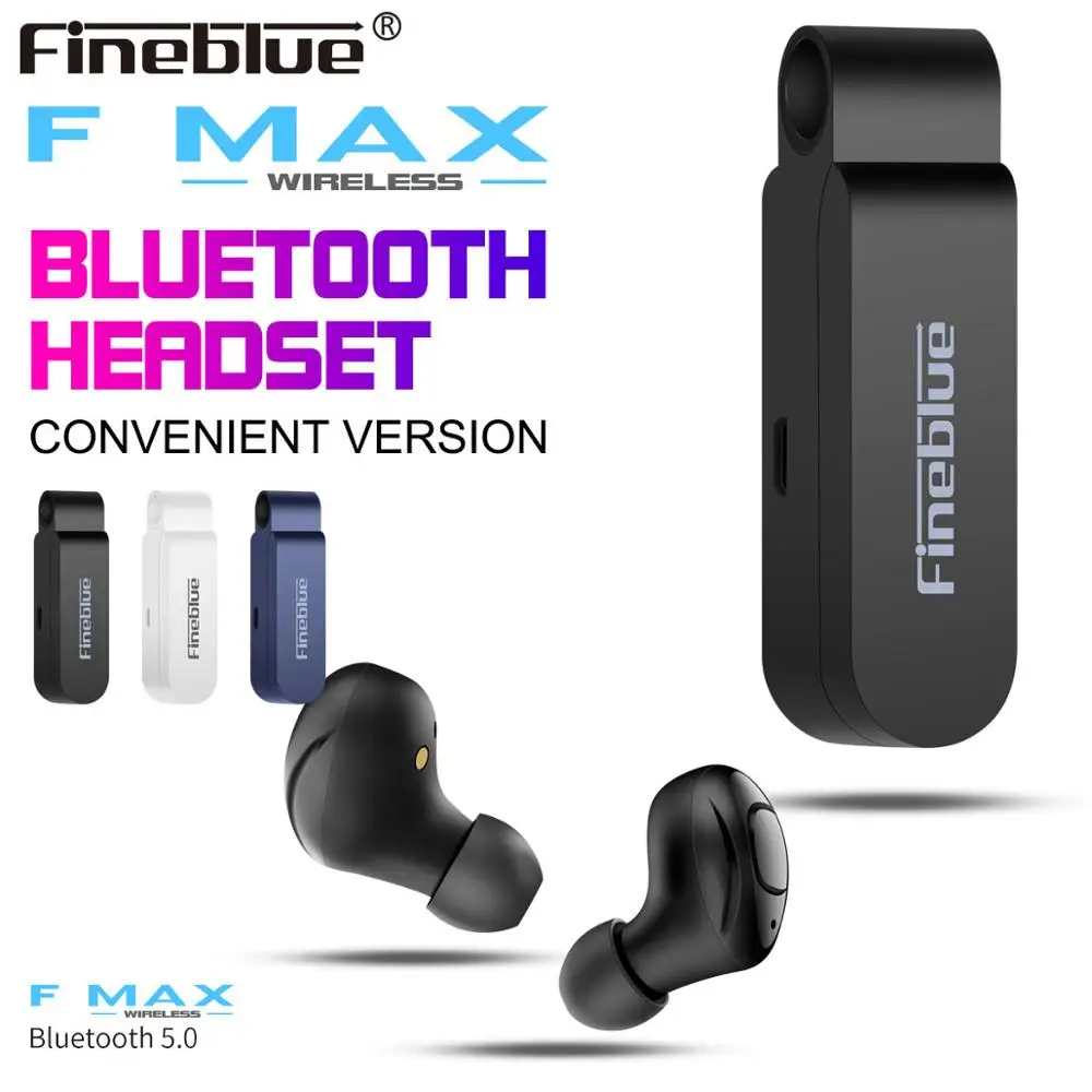 

Fineblue F MAX TWS Mini Bluetooth Earphone True Wireless Stereo Headset for iphone 11 xiaomi Wireless Earbuds with Charging Box