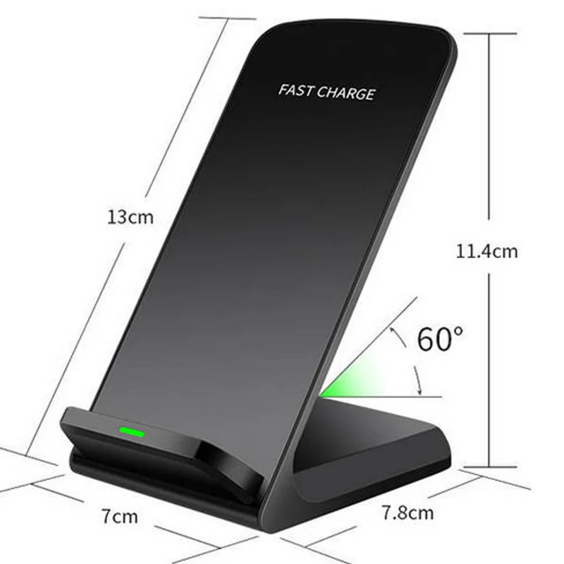 Qi Беспроводная подставка для зарядного устройства для iPhone 11pro max XS 8 XR samsung S9 S10 S8 S10 plus быстрый беспроводной зарядный блок зарядное устройство для телефона