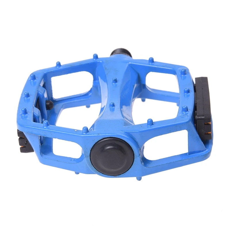 2 шт. Нескользящие синие педали из алюминиевого сплава для MTB велосипеда | Спорт и