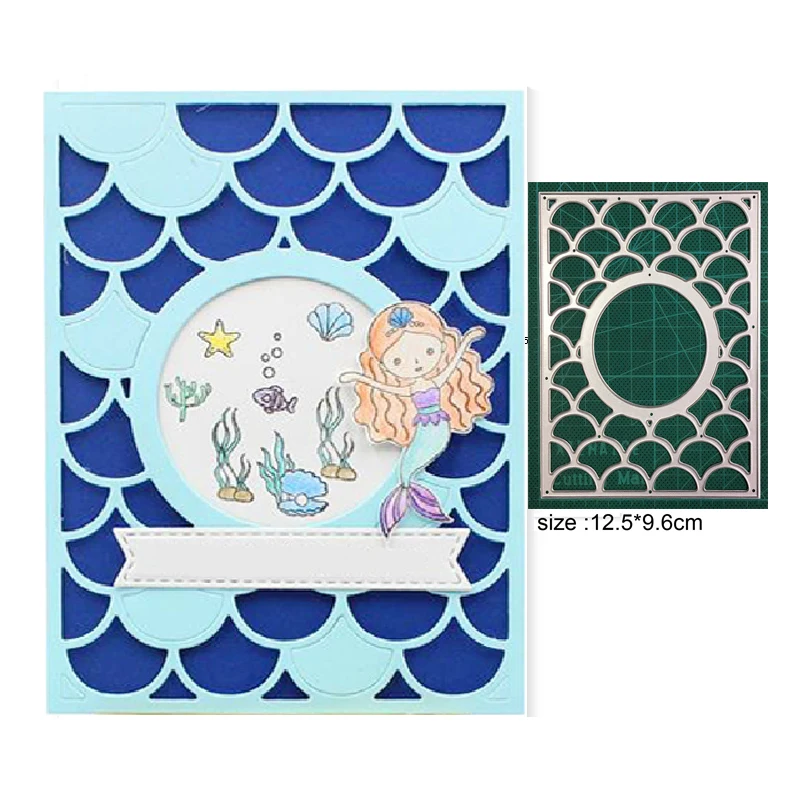 

wave frame rectangle Scrapbooking Dies Metal Cutting Dies Stencils for DIY Album Paper Card Decorative Craft Die Cuts