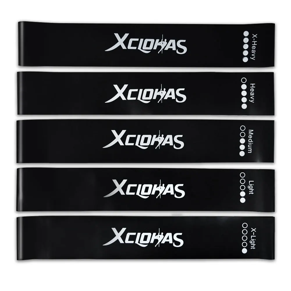 XC LOHAS резинки сопротивления 10 50lbs спортзал для йоги и пилатеса тренировочные