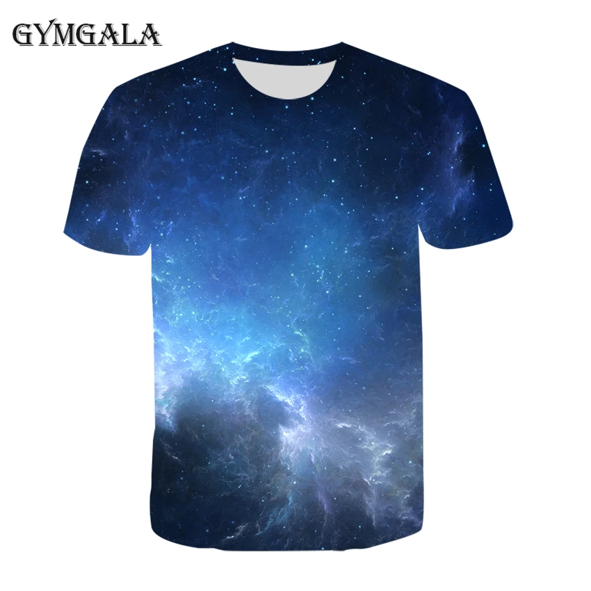 

2020 summer new Kids T-shirt3D custom starry sky fashion casual men and women round neck Children's T-shirt loose hot selling