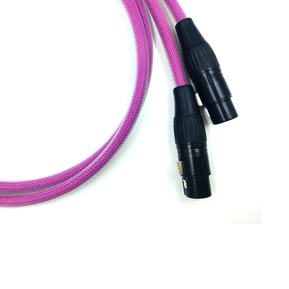 Colleimage 1 пара Hifi XLR кабель чистый OCC аудио папа мама с разъем|Кабели VGA| |