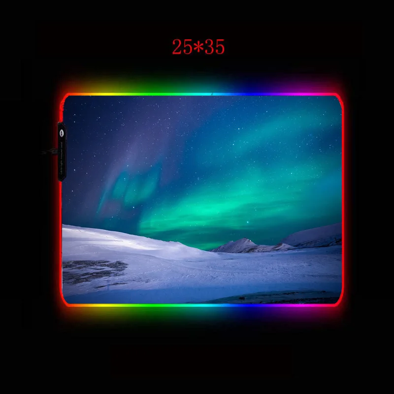 Mairuige серия посвященная природе RGB Мышь цветные светящийся светодиодный