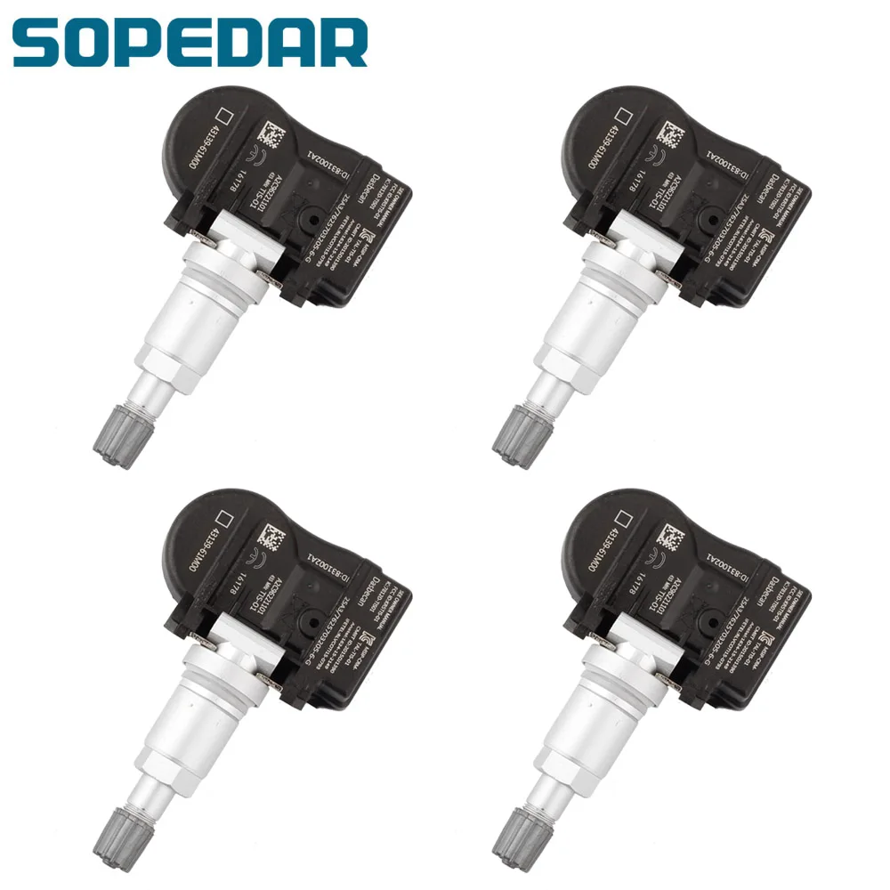 

Датчик давления в шинах, 4 шт., 433 МГц, для Suzuki Vitara SX4 S-cross Swift, Jimmy