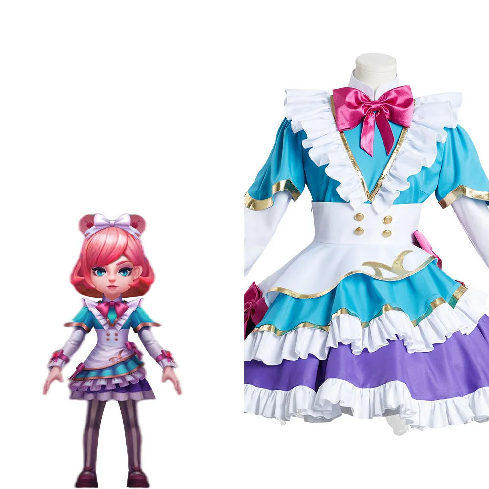 

Костюм для косплея LoL Cafe Cuties Annie Hastur Skin, наряды, костюмы на Хэллоуин, карнавальный костюм