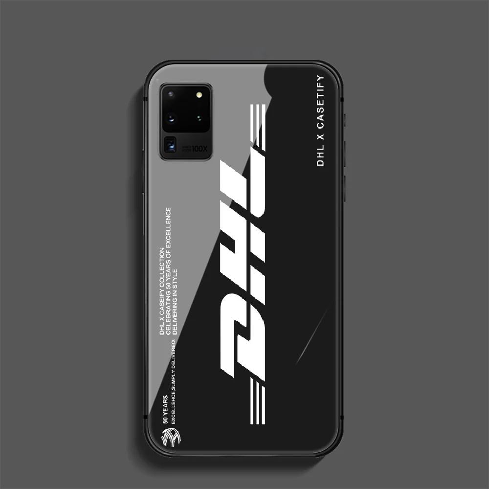 

DHL Express Phone Tempered Glass Case Cover For Samsung Galaxy Note S 7 8 9 10 10E 20 Plus Lite Uitra Hoesjes Back Painting