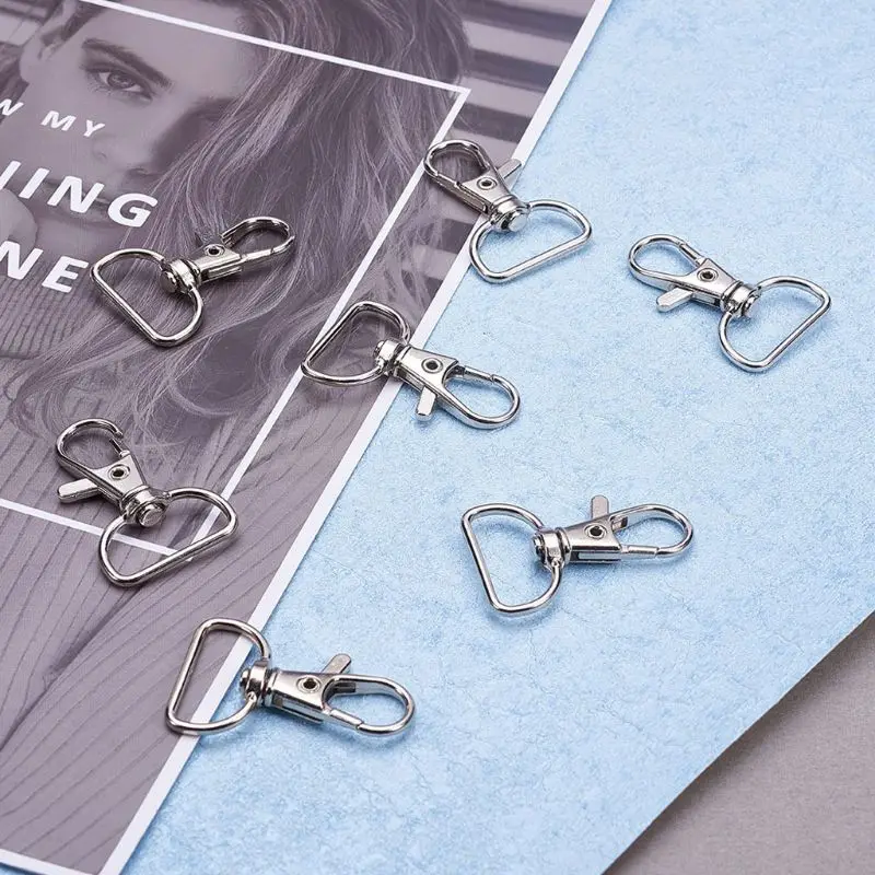 20 шт. Крючки-карабины для ключей с поворотом на 360 ° | Украшения и аксессуары