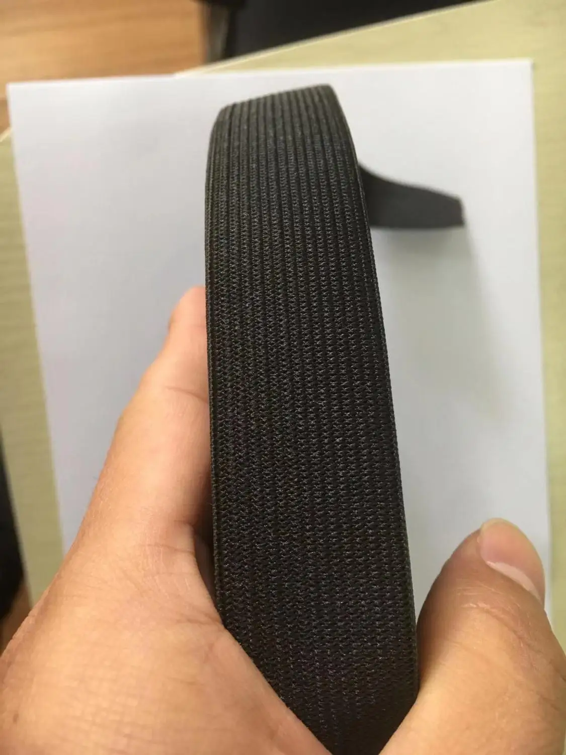 1 5 метров в партии ширина 2 см белый/черный цвет вязаная эластичная лента для