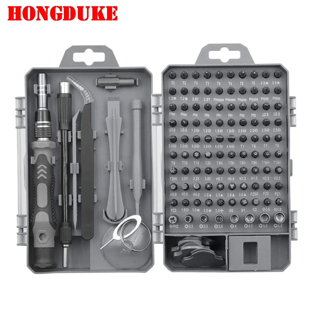 

Screwdriver Set 115 In 1 Precision Repair Tool Kit Magnetic Torx Hex Screwdriver Bit Set For Repair Phone PC Computer Hand Tools