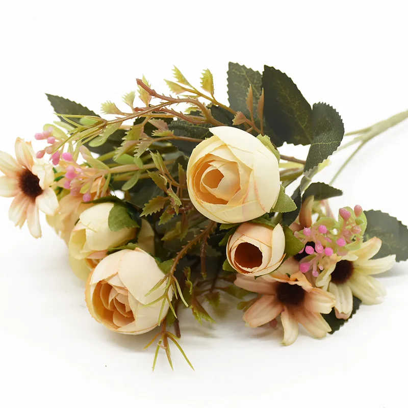 

Искусственные цветы шелк smr 12 головок