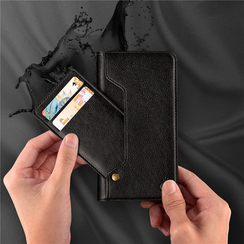 

Stylish Retro PU Leather Flip Card Slot Mobile Fran-pt1 Phone Holster for iPhone 6 6S 7 8 Plus X XR XS MAX 11 11Pro Phone case