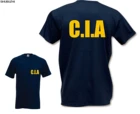 Футболка CIA-забавная футболка в стиле ФБР, США