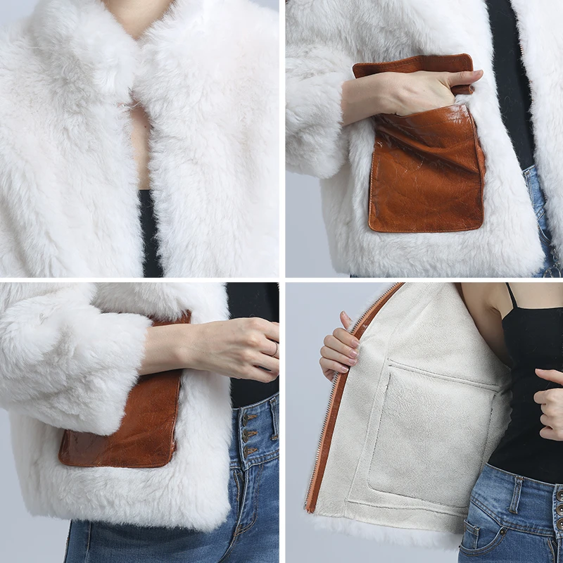 Natural Real Sheep Fur Coat Winter Women Wool Jackets Female Warm Genuine Sheepskin Ladies 2020 New Arrival | Женская одежда