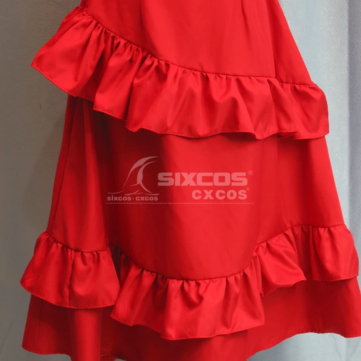 

Anime Baccano ! Miria Harvent Cosplay Costumes Female Cocktail Party/Carnival Party Sexy Red Formal Dress Custom Make Any Size