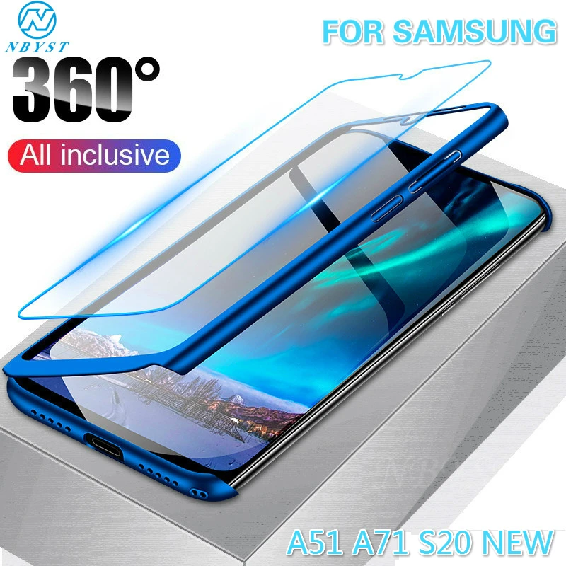 360 Полный корпус защитный чехол для Samsung Галактики A51 A71 A30S A50S A70S A50 A70 A40 A10S A20S A7 A6 A8
